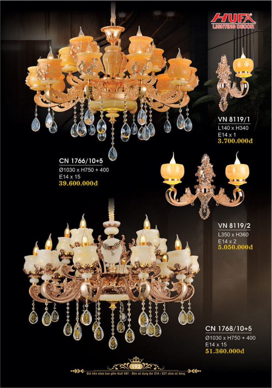 Bảng giá đèn trang trí HUFA